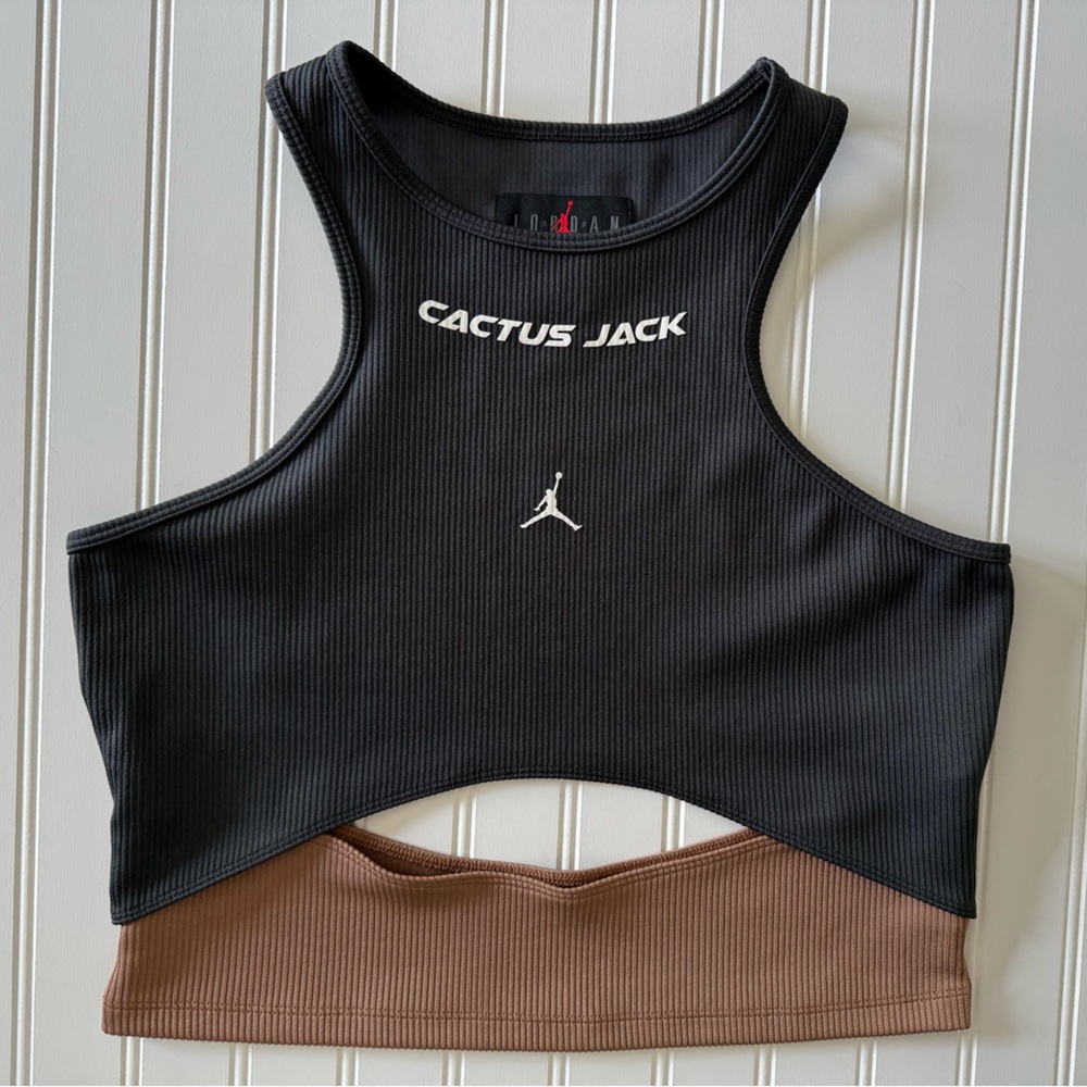 Cactus Jack by Travis Scott Black and Brown Tank Top